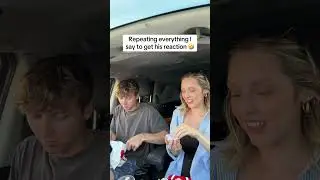 Repeating everything I say to get husband's reaction