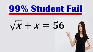 Solving a 'Harvard' University entrance exam |Find x?