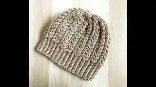 C&oacute;mo tejer un Bonito Gorro a crochet.  F&aacute;cil, R&aacute;pido y  Reversible (en Espa&ntilde;ol)