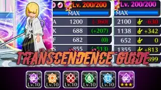 Full Transcendence guide 🧐🔥| Bleach Brave Souls | F2P | Rupture Gamez
