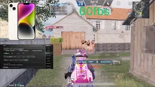 🎮 iPhone 14 BGMI 60FPS Gameplay | Lag-Free Performance Test
