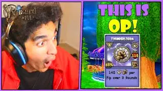 Wizard101 Max (150) Storm PvP: 6000 Damage THUNDERSTORM!