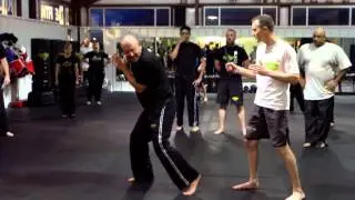 Stop Kick to Knee to protect yourself from a knife attacker