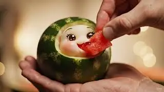 Watermelon Creature Animation Ready
