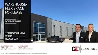 1700 Hawkeye Drive, Unit D, Hiawatha, Iowa Warehouse / Flex Space for Lease