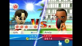 Wii Sports Resort - Table Tennis Match: vs Shouta (Level 2514) & Emma (Level 2506)