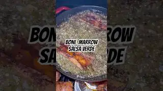 Bone Marrow Salsa Verde #freddsters #letsmakeit #salsaverde #mexican #carneasada #smoker #grilling