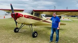 Learning to fly in the Luscombe 8E