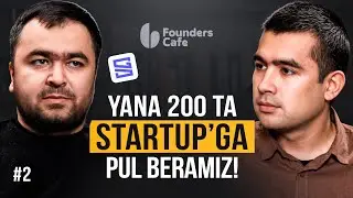 Startapga Pul beramiz! | Founder's Cafe #1 #Startups #Founders #UzCombinator