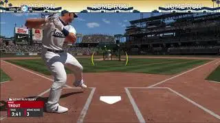 MLB The Show 20 - Online HR Derby - 550FT Homerun Mike Trout!