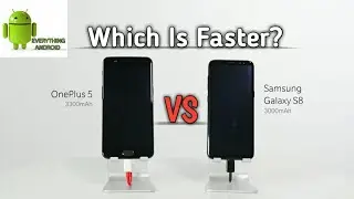OnePlus 5 vs Samsung Galaxy S8 - Fast Battery Charging Test