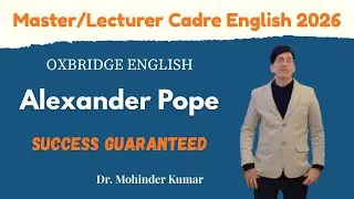 Alexander Pope I All Works I Oxbridge English I