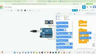 Interfacing Ultrasonic Sensor with Arduino UNO Using TinkerCAD
