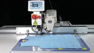 Use Template Sewing Machine for quilted pocket welting.