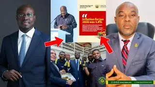 Inflation drops to historic 3.8%🔥Ato Forson hails Goldbod as economist praises Mahama’s recovery🎉