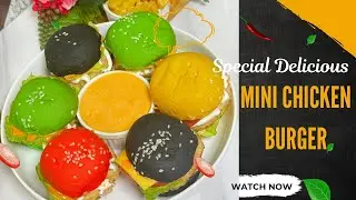 Дубайский вирусный рецепт мини-бургера из курицы, приготовленного дома