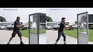 Safety glass SICURTEC_SLIM P5A - The thinnest safety glass with polycarbonate