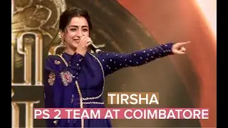 Trisha at #CholaTour Day 2 #PS2 at Coimbatore