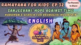🌟Sanjeevani: Hanuman's Race Against Time | Ramayan for Kids | Indian Mythology | Learn English Ep 32