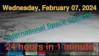 International Space Station HD camera [02-07-2024] - Daily Time Lapse #timelapse #nasa #iss