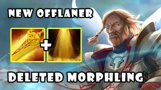How to Play Omniknight Radiance + Shiva = Double Burn Deleted Carry Morphling | Dota 2 Gameplay 7.40