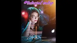 Cara edit futuristic kekinian ala calop di picart