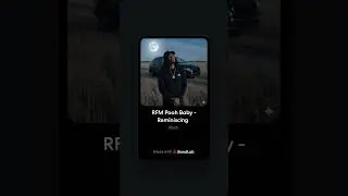 RFM Pooh Baby - No More Reminiscing
