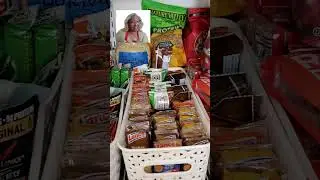The simplest way to organize your pantry snacks #homemaking #organization #pantry