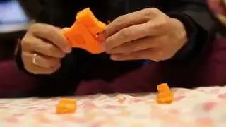 M3D first one piece printed working mini wrench from thingiverse timelapse pla