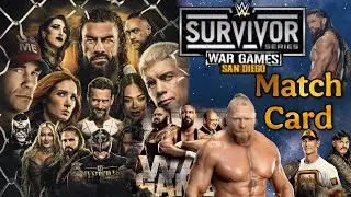WWE Survivor Series 2025 : Match Card Predictions ! Survivor Series Winners Predictions #wwe