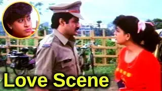 Balakrishna & Vijayashanti Love Scene | Rowdy Inspector | Balakrishna | Vijayashanti