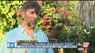 Commercial fisherman nets burglary suspect