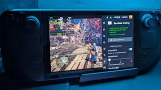 LOSSLESS SCALING ON STEAM DECK IS HERE! 2X  60FPS MONSTER HUNTER WORLD