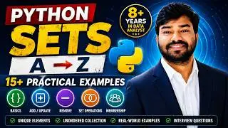 How to Master in  Python Set Operations | 15 Practical Examples + Interview Questions