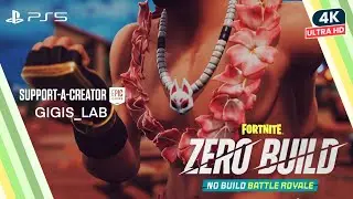 FORTNITE Zero Build Chapter 5 Season 3 SUMMER DRIFT Skin Showcase PS5 Gameplay Review 4K HDR