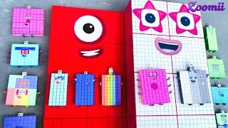 Looking for Numberblocks 10000 NEW 1000 Space ASMR Numberblocks Satisfying Video #74