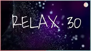 SPACE COSMOS PARTICLES | RELAXING SOOTHING MEDITATION VISUAL ANIMATION [RELAX 30]
