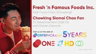 Chowking Siomai Chao Fan TV Ad 2026 15s with Darren Espanto (Philippines) [CC/HD/ST]