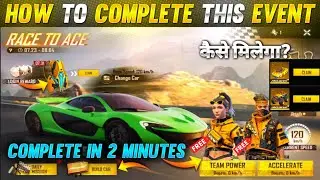 HOW TO COMPLETE RACE TO ACE EVENT IN FREEFIRE | MCLAREN EVENT FREEFIRE | FREE FIRE NEW EVENT ||