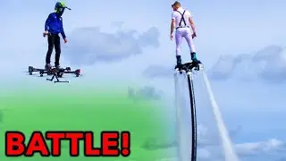 Летающий ховерборд против водного реактивного ранца &mdash; пилотируемый дрон SkySurfer eVTOL