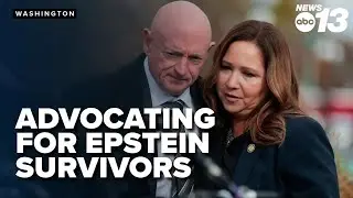 Standing with Epstein victims, advocates head of files vote