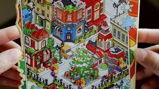 DIY a Christmas snow globe greeting card using scene stickers