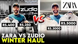 Zara vs Zudio Winter Haul 2026 | Winter Haul For Indian Men | BeYourBest Fashion San Kalra