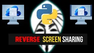 Reverse Screen Sharing in Python | Screen Sharing client and server