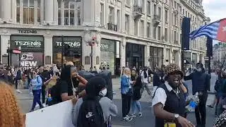 Papua Militant International joined March All Black Lives Matter UK 6/9/2020