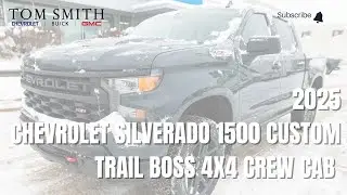 2025CHEVROLET SILVERADO 1500 CUSTOM TRAIL BOSS 4X4 CREW CAB 5.75 FT. BOX