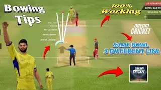 Dream Cricket 25 bowling tips | Dream Cricket 2025 best bowling tricks 💥🔥