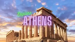 Explore Athens Greece (Cityscape and Relaxing Music)