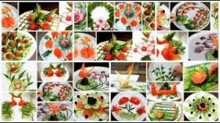 Garnishing Food Art for Christmas 2024 & New Year 2025