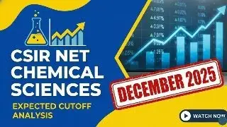 Ожидаемый срок сдачи экзамена CSIR NET по химическим наукам: декабрь 2025 года.